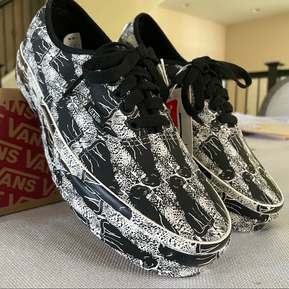 Women’s 8 2021 Vans x Opening Ceremony Authentic Black Leopard  Men’s 6.5